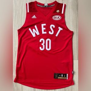 NBA Golden States Warriors Stephen Curry Allstar jersey